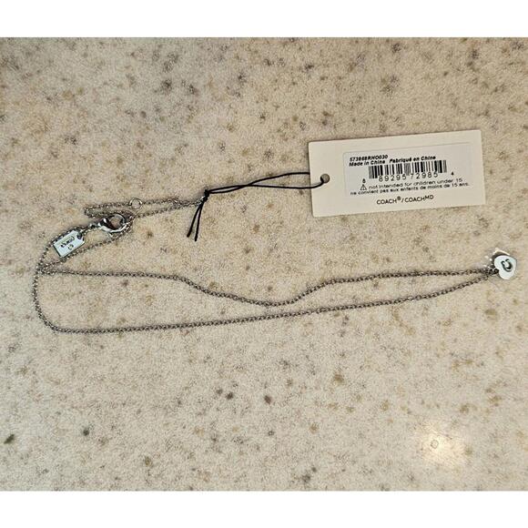 COACH Heart Pendant Necklace - Picture 2 of 4